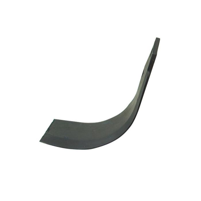 Freesmes Gebogen Links 80x7mm Hoogte: 205mm. Gat afstand: 57mm. Gat Ø: 13.5mm. Vervanging voor Breviglieri, Howard