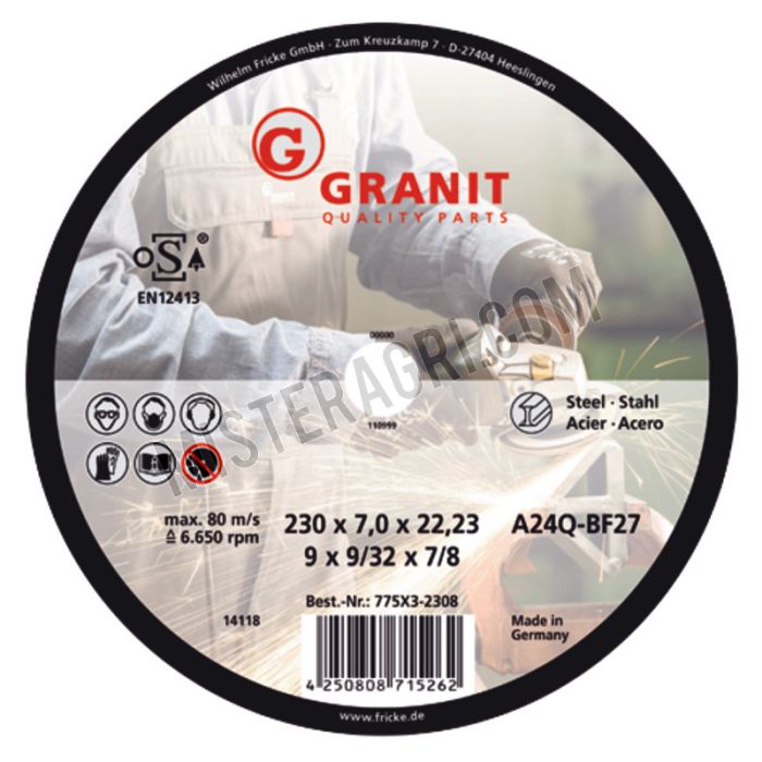 Disques abrasifs en acier