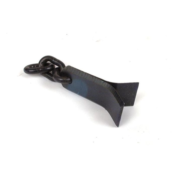 Klepelmes, Lengte: 140mm, Breedte: 30.5mm.