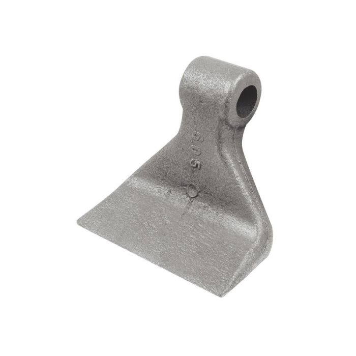 Hamerklepel, Bovenste breedte mm: 40mm, Breedte onderzijde mm: 120mm.