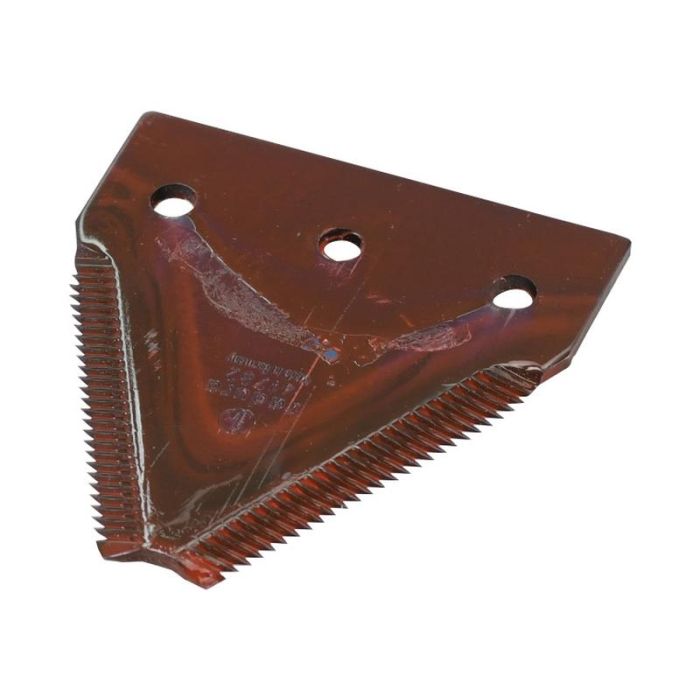 Maaimesje getand -  81.5x76x2.75mm -  Gat Ø6.5mm -  Gat afstand  52.5mm - Vervanging voorMassey Ferguson