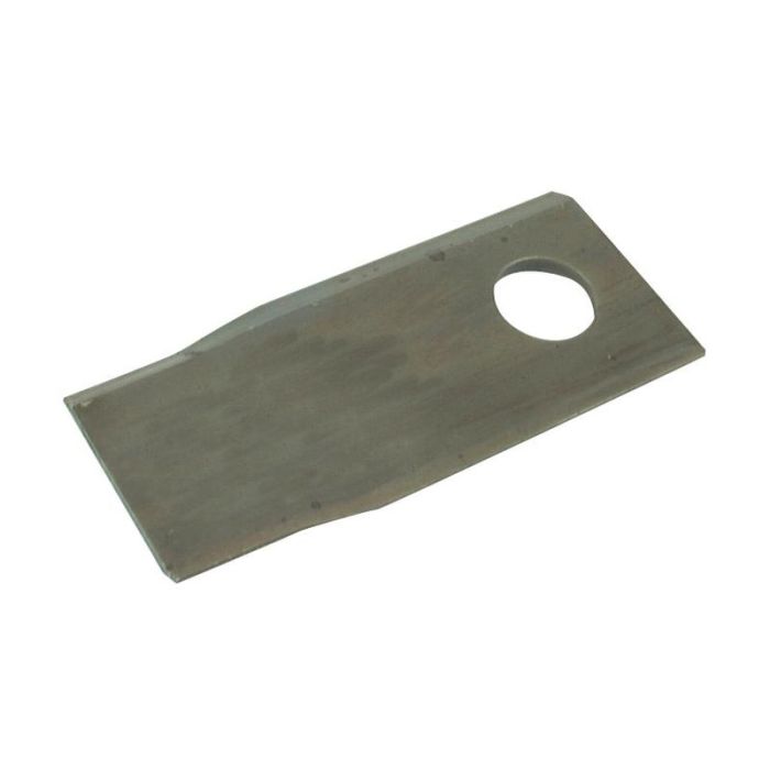 Cyclomesje - Gedraaid Mes, Bovenkant Scherp en Recht -  106 x 49x4mm - Gat Ø19mm  - Rechts -  Vervanging voor Fella