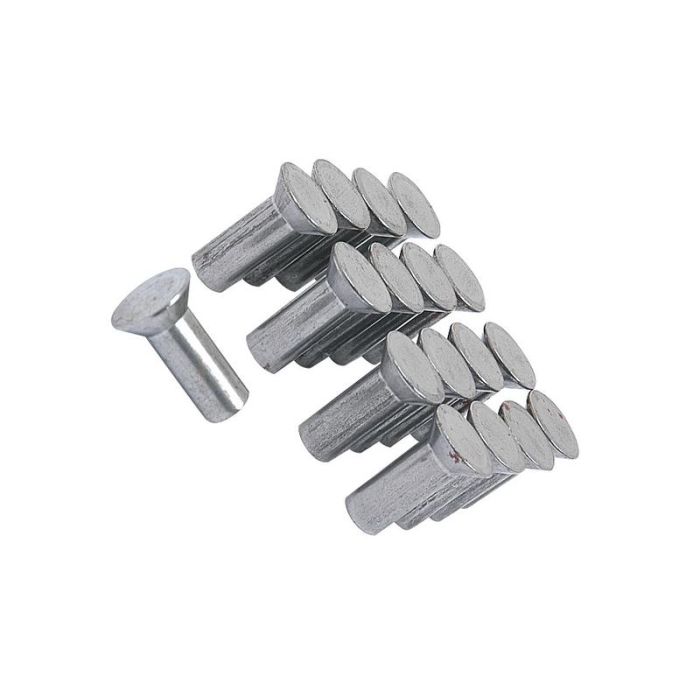 Klinknagels platverzonken, Afm.: M6x20mm (DIN 661)