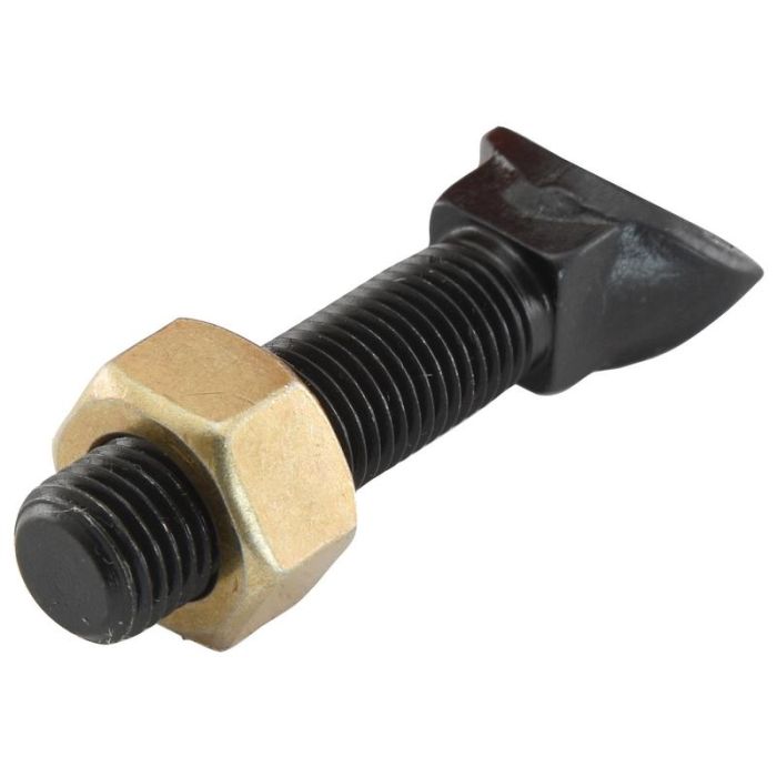 Boulon et écrou à tête en V - 7/16'' x 55mm, résistance à la traction 8.8