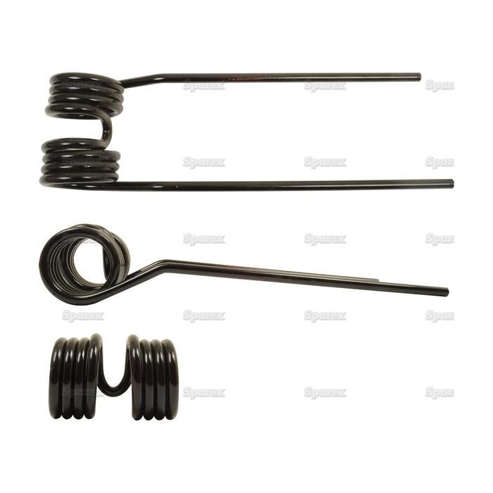 Kreiszahn - Links - Länge:387mm, Breite:110mm, Ø9.5mm - Ersatz für Kuhn, John Deere, New Holland