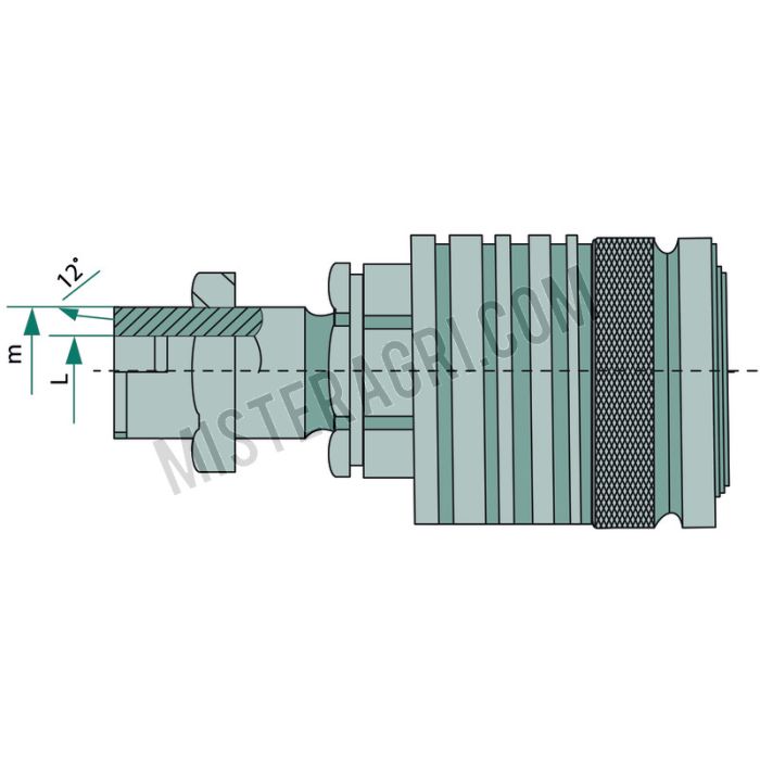 KM-S 18L (M26x1,5) DN12-BG3