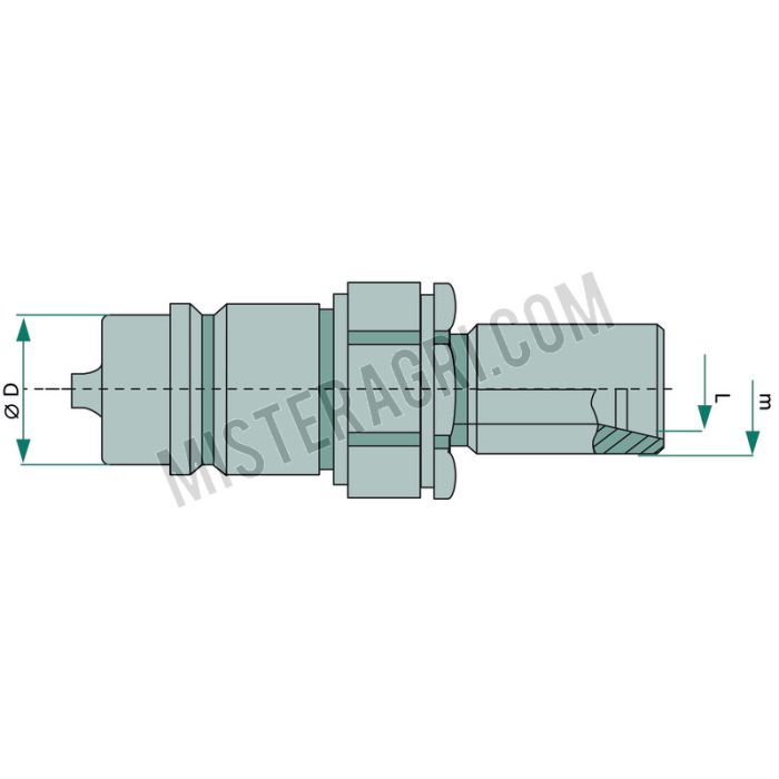 KS-S 18L (M26x1,5) DN12-BG3