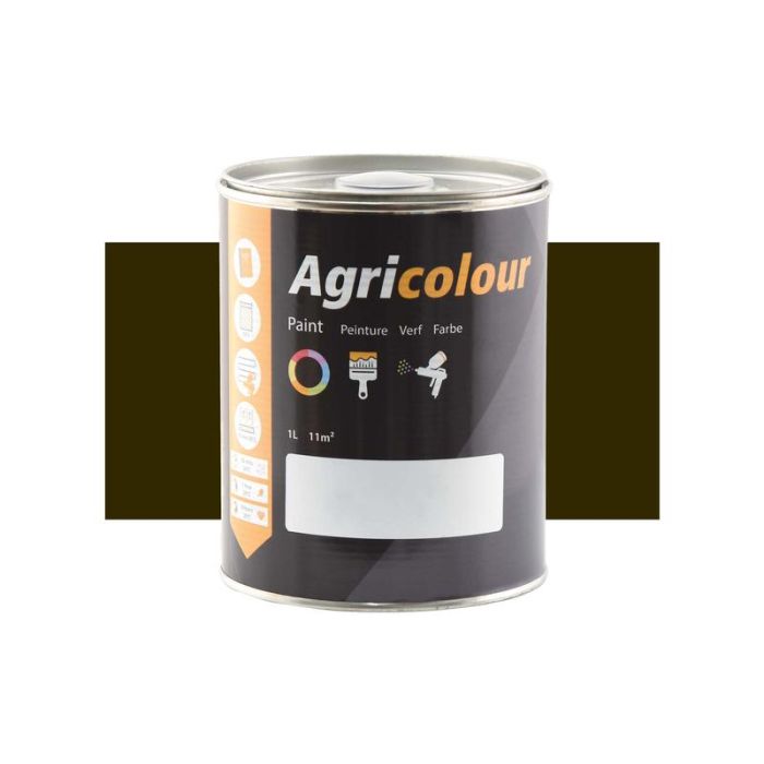 Verf - glans, donker bruin 1 ltr(s) Blik Verf - glans, donker bruin 1 ltr(s) Blik