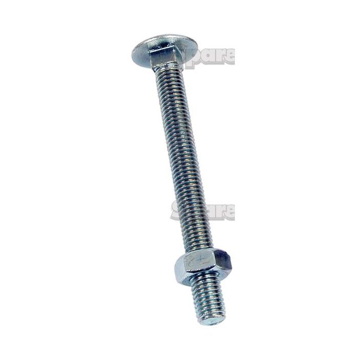 Slotbout, Afm.: M10x130mm (Din 603-555)