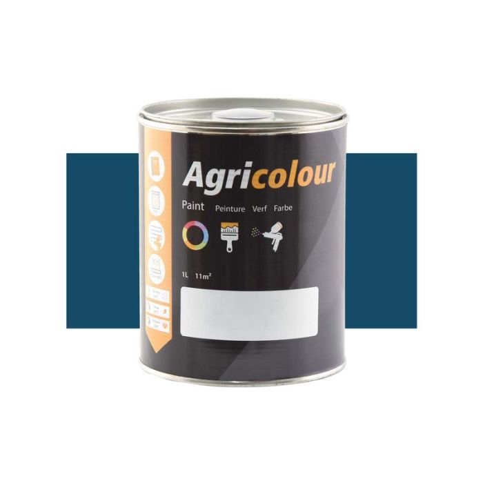Verf - glans, Blauw 1 ltr(s) Blik Verf - glans, Blauw 1 ltr(s) Blik