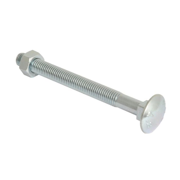 Slotbout met moer M12x130 4.6 DIN 601/934 Slotbout met moer M12x130 4.6 DIN 601/934