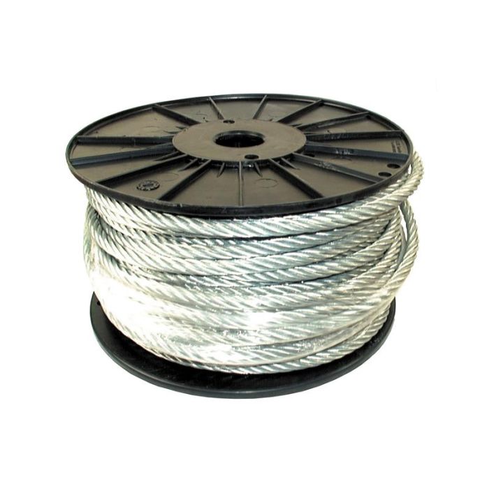 Câble d'acier - Acier, Ø10mm x 40M Câble d'acier - Acier, Ø10mm x 40M