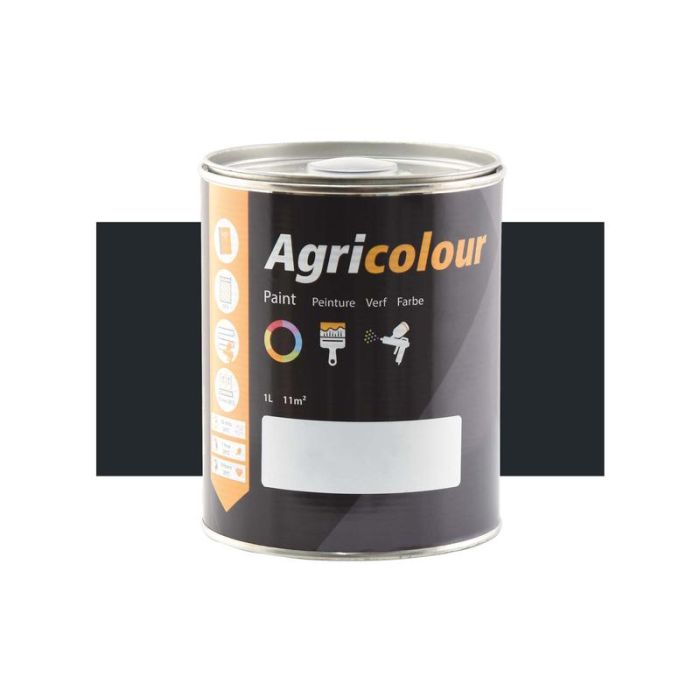 Verf - glans, Zwart 1 ltr(s) Blik Verf - glans, Zwart 1 ltr(s) Blik