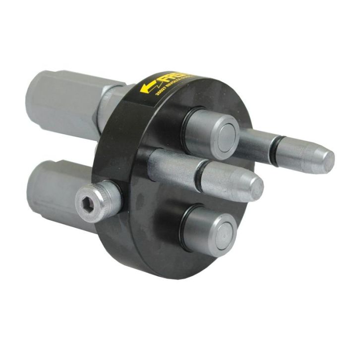 Multifaster koppeling 2 Poorten 3/8'' x 1/2'' BSP inwending mobiel deel 2P206G