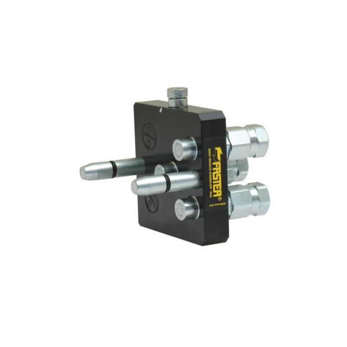 Multifaster koppeling 3 Poorten 1/4'' x 9/16'' UNF uitwending mobiel deel 3P5065
