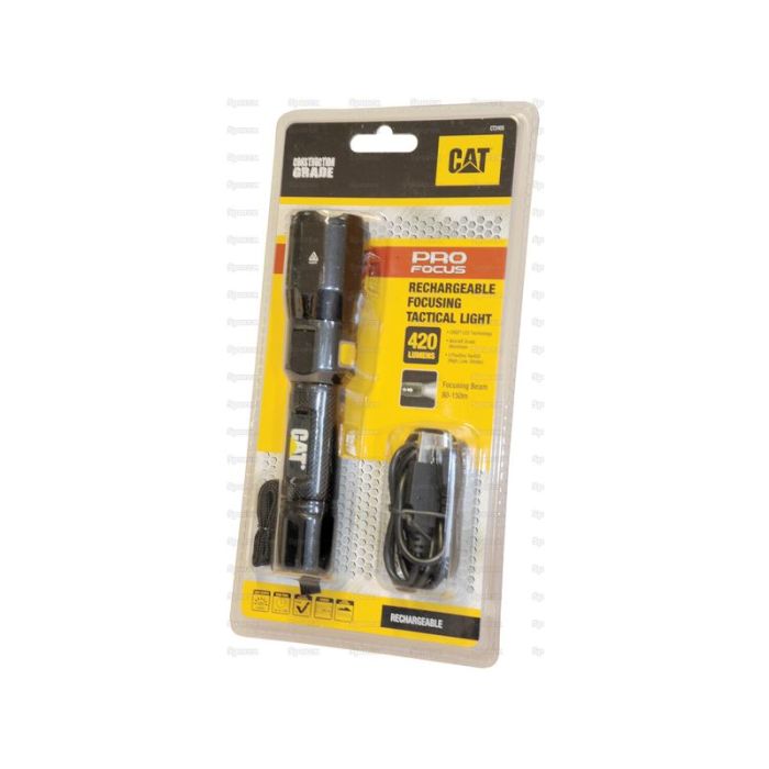 CAT LED Oplaadbare tactische zaklamp 420 Lumen
