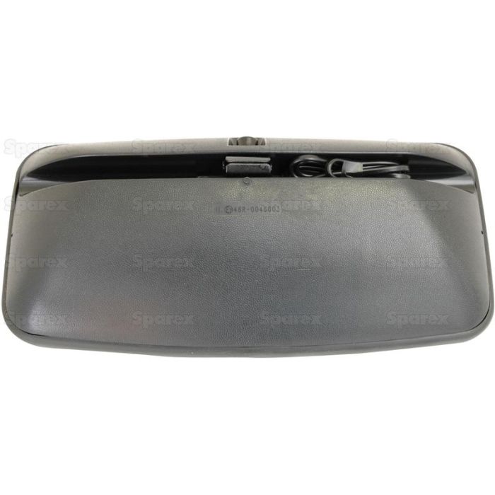 Miroir - Rectangulaire, (incurvé - chauffé - 12V), 400 x 200mm,
