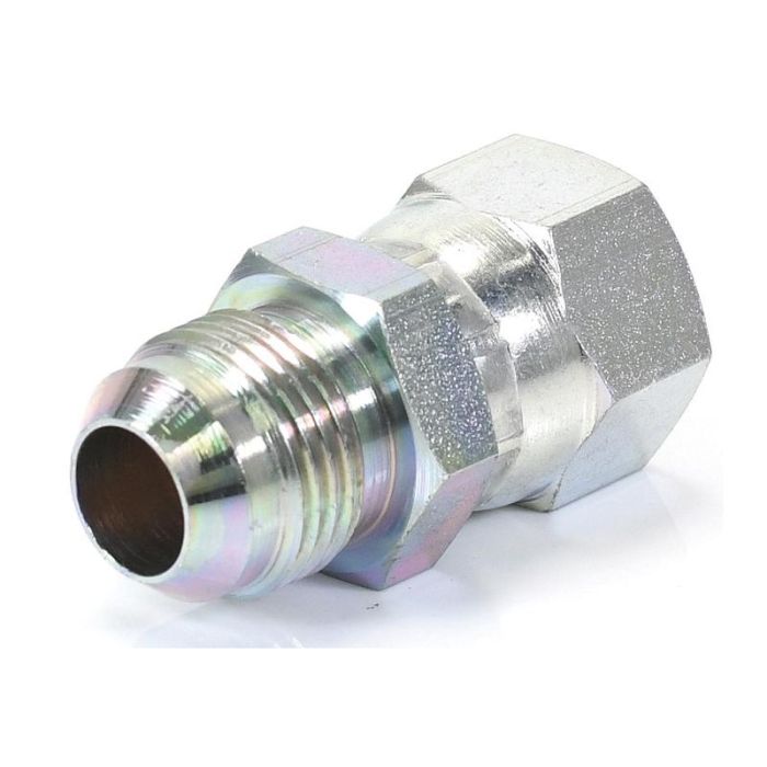 Hydraulisch verloopstuk 3/4'' JIC Man x 3/4'' JIC Wartelmoer, vrouwelijk