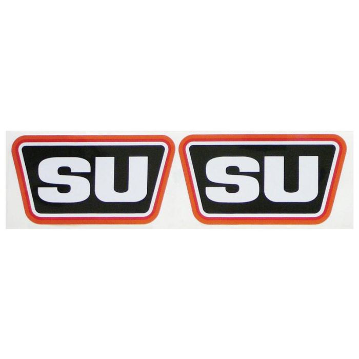 AUFKLEBERSATZ (2)-'SU' (BLK/ROT)
