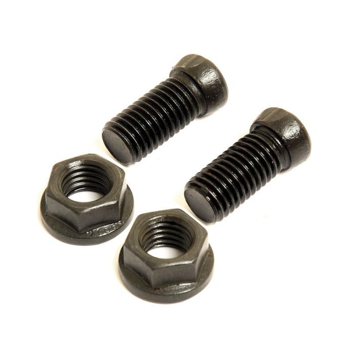 Boulon de charrue M14 x 34mm 12.9 tête conique 1 côté plat + écrou