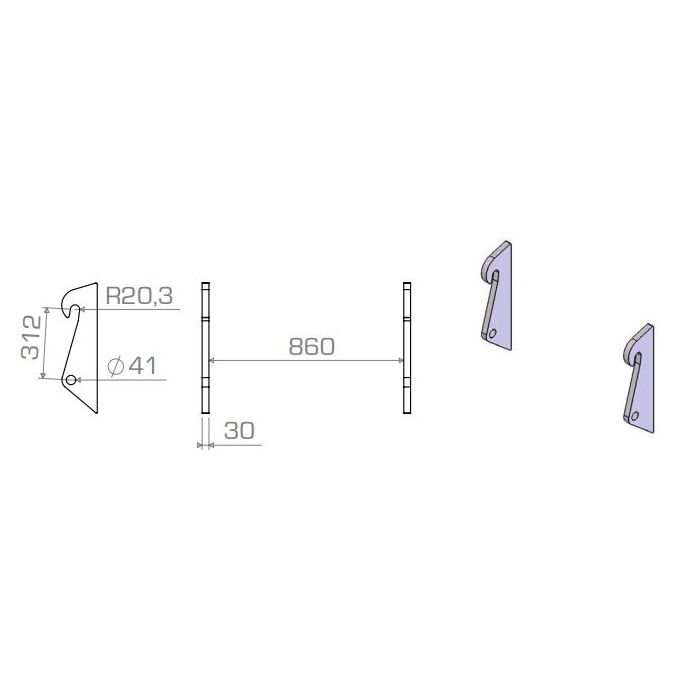 Aanlasdelen Liebherr, 506, L507