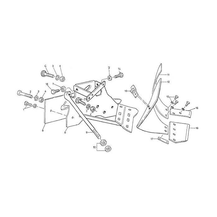 Pflugschraube Vierkant M12x1.5x35 12.9