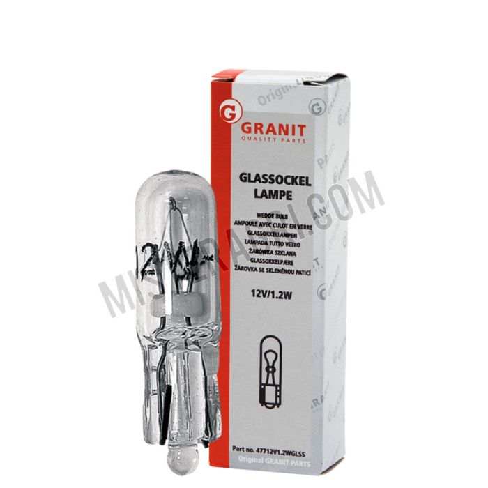 Gloeilamp - 12V1,2WGLSS / T5