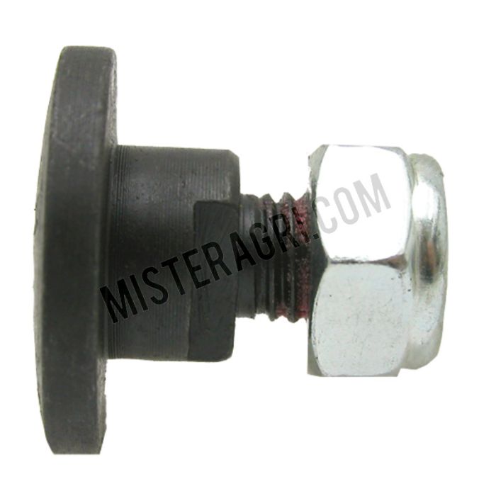 Mesbout - 3,5 mm mesje, 16,25 Ø, met borgmoer M10 Mesbout - 3,5 mm mesje, 16,25 Ø, met borgmoer M10