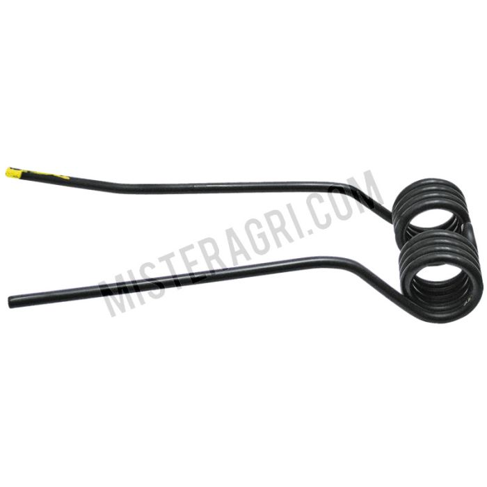 Cirkelhooiertand PZ-111 - rechts, gebogen (crème, geel gemarkeerd) Cirkelhooiertand PZ-111 - rechts, gebogen (crème, geel gemarkeerd)