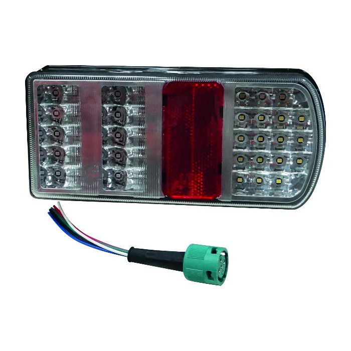 Achterlamp LED 6 functies - 228x106 - R.