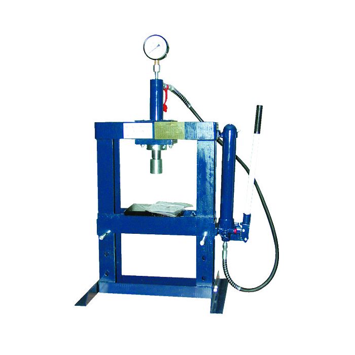 HYDRAULISCHE PRESSE WERKBANK 10T 2 HALTER
