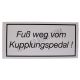 Fuß weg vom Kupplungspedal