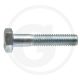 VPE100 Vis à tête hexagonale M8x80 DIN 931 8.8 zinguée