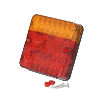 LED Combinatielicht Achter, Functies: 4, Stoplicht / Achterzijde / Knipperlicht / Nummerplaat, rechts / links, 12V