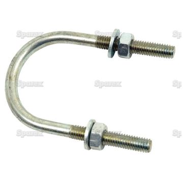 Pijpstroppen, Afm. : M6 x 25mm Pipe Size (Nuts and Washers Included)