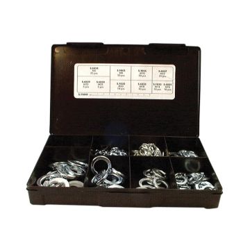 Veerring M6 - 24 verzinkt DIN or Standard No. DIN 127B 200 stuks Handipak