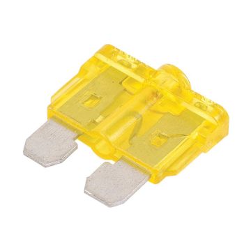 Fusible à fiche, 20 ampères "Glow Blade" - Jaune
