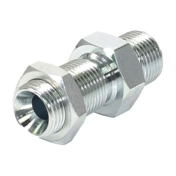 Hydraulisch verloopstuk 3/8'' BSP Man x 3/8'' BSP Mannelijk Schot met Zelfborgend