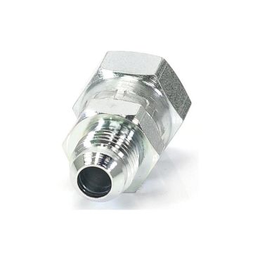 Hydraulisch verloopstuk 9/16'' JIC Man x 3/8'' BSP Wartelmoer, vrouwelijk