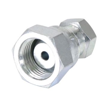 Hydraulisch verloopstuk 1/4'' BSP Wartelmoer, vrouwelijk x 1/2'' BSP Wartelmoer, vrouwelijk