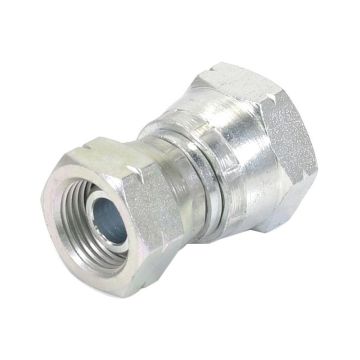 Hydraulisch verloopstuk M18x1.50 Metrisch Wartelmoer, vrouwelijk x M22x1.50 Metrisch Wartelmoer, vrouwelijk