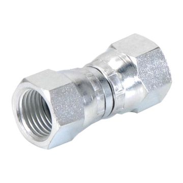 NIPPEL V/V 9/16x9/16\"JIC RECHT