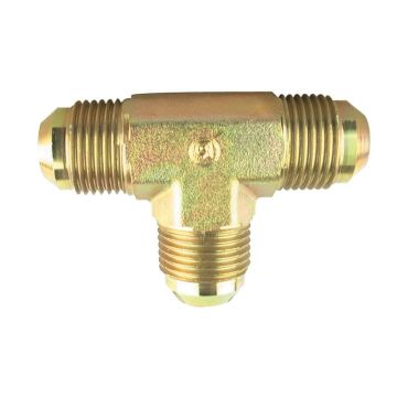 Hydraulische T-koppeling 9/16'' JIC Man x 9/16'' JIC Man x 9/16'' JIC Man