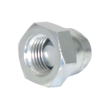 Hydraulisch verloopstuk 1/4'' BSP Draaiende stop