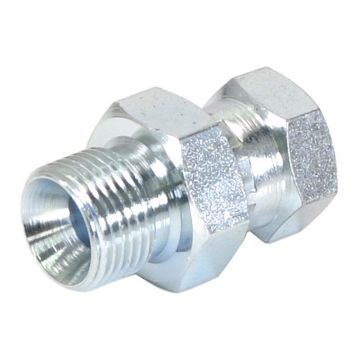 Hydraulisch verloopstuk 1/2'' BSP Man x 1/4'' BSP Wartelmoer, vrouwelijk