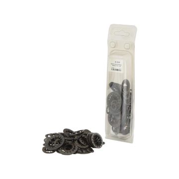 Rondelle élastique dentelée intérieurement dentelée, 95pcs Agripak