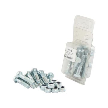 Metric Bouten & Moeren, Afm.: M8x40mm (Din 931) 10stuks Agripak