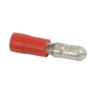 Cosse de câble ronde, double serre-câble, - mâle, 4.0mm, rouge (0.5 - 1.5mm)