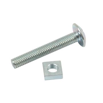 Metric Roofing Bolt & Nut, Afm.: M6x20mm