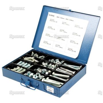 Metric Bolt and Setscrew Assortment (Din 960, 961) 216stuks Metalpak
